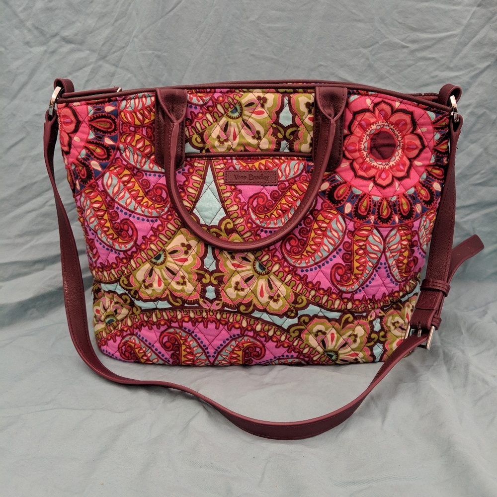 Vera Bradley Casual Satchel in Resort Medallion